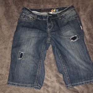 Girl Bermuda Jean Shorts